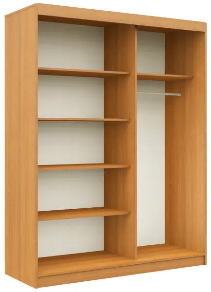 Ak furniture Šatní skříň CLP Mono 150 cm olše