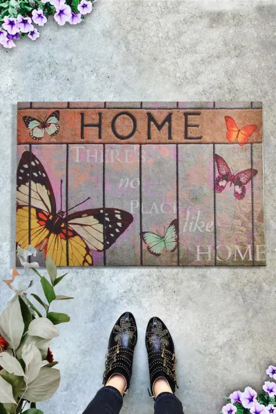 Conceptum Hypnose Rohožka Butterfly 40 x 60 cm hnědá