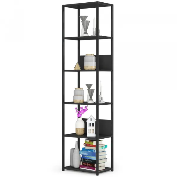 Ak furniture Regál LOFT 50 cm černý
