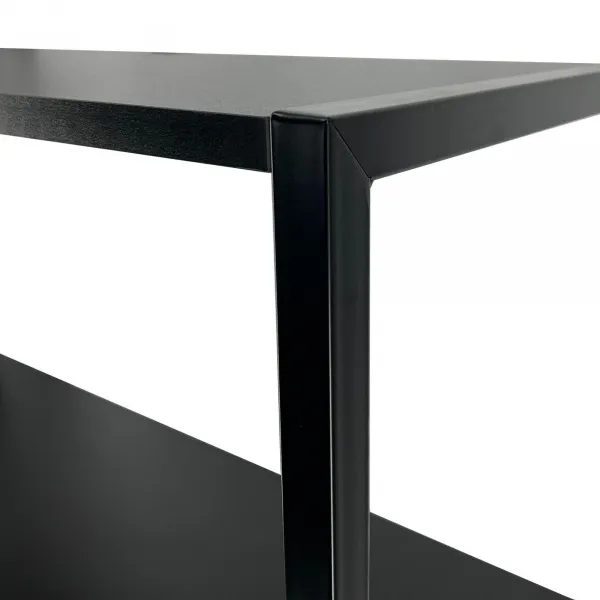 Ak furniture Regál LOFT 50 cm černý