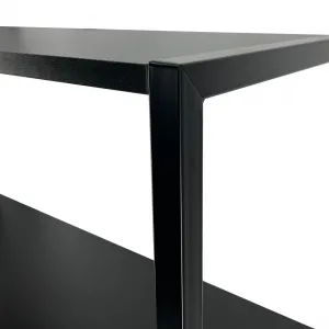 Ak furniture Regál LOFT 50 cm černý
