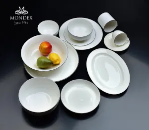 Affekdesign Porcelánová misa SIMPLE biela