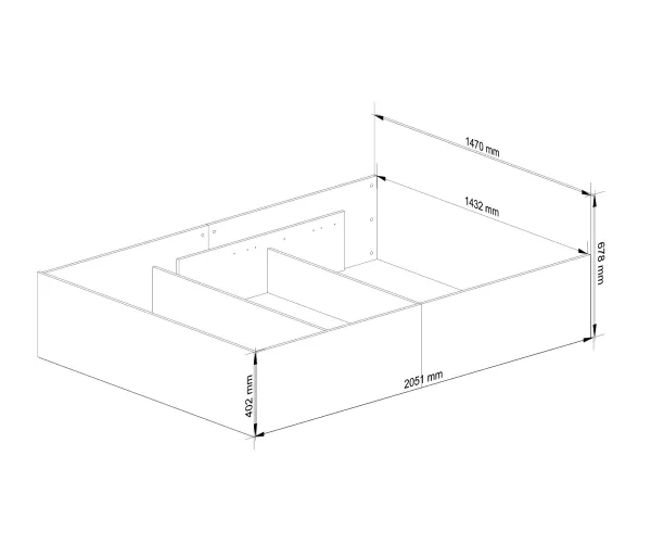 Ak furniture Posteľ CLP 140x200 cm dvojlôžko s roštom biela