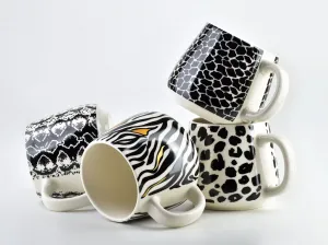 Affekdesign Porcelánový hrnček WILD 500 ml zvierací vzor 4
