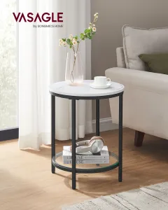 SONGMICS Odkladový stolík Vasagle Chipa čierno-biely
