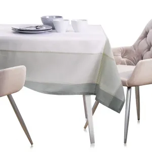 Obrus AmeliaHome LAVAL biely/modrý, veľkosť 140x280