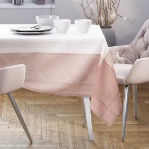 Obrus AmeliaHome LILLE ružovo-biely, veľkosť 140x400