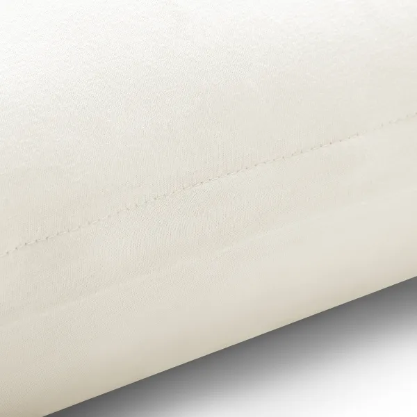Obliečky na vankúše DecoKing Amber ecru, veľkosť 40x120*2