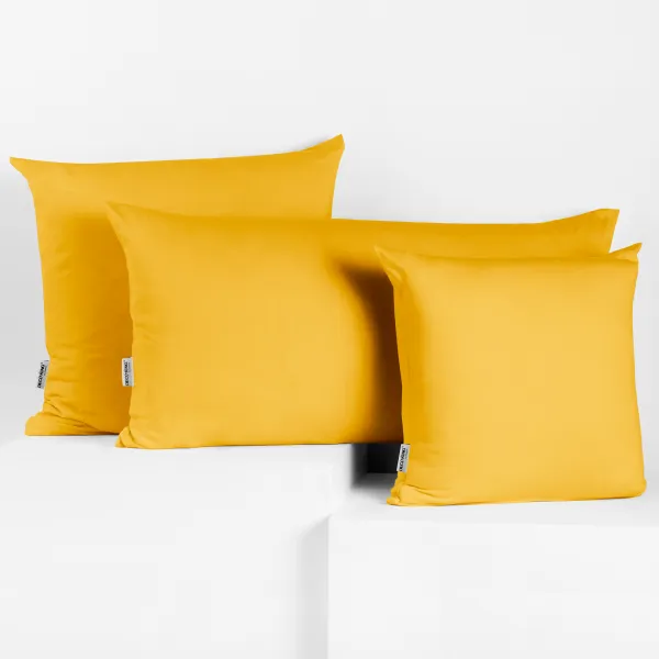 Obliečky na vankúše DecoKing Amber oranžové, veľkosť 40x145*2