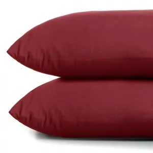 Obliečky na vankúše DecoKing Amber I bordó, veľkosť 20x145*2
