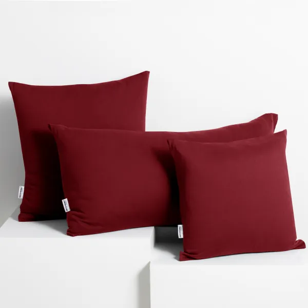 Obliečky na vankúše DecoKing Amber I bordó, veľkosť 20x145*2
