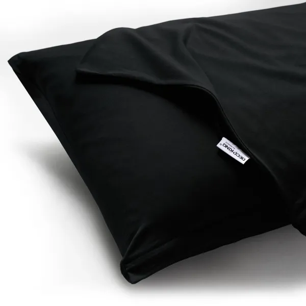 Obliečky na vankúše DecoKing Amber čierne, veľkosť 40x145*2