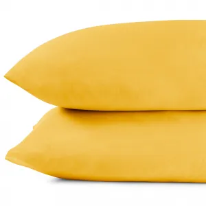 Obliečky na vankúše DecoKing Amber oranžové, veľkosť 40x145*2
