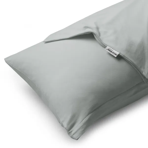 Obliečky na vankúše DecoKing Amber sivé, veľkosť 20x145*2