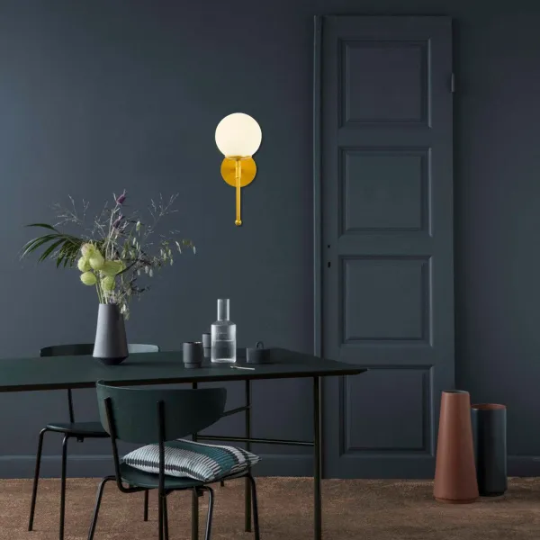 Opviq Nástenná lampa Mudoni zlatá