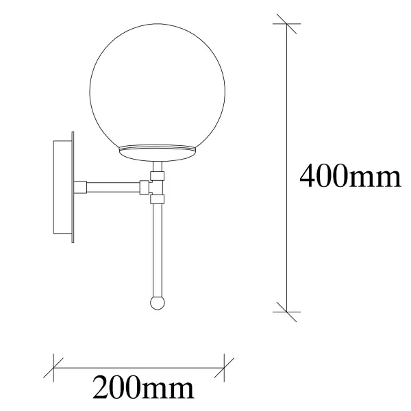 Opviq Nástenná lampa Mudoni zlatá