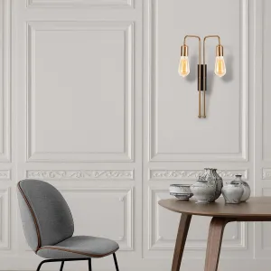 Opviq Nástenná lampa Mum zlatá