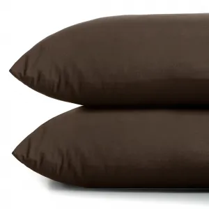 Súprava 2 obliečok na vankúš Decoking Terro hnedá, veľkosť 50x50*2
