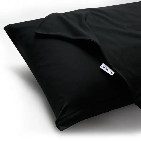 Obliečky na vankúše DecoKing Amber II čierne, veľkosť 40x80*2