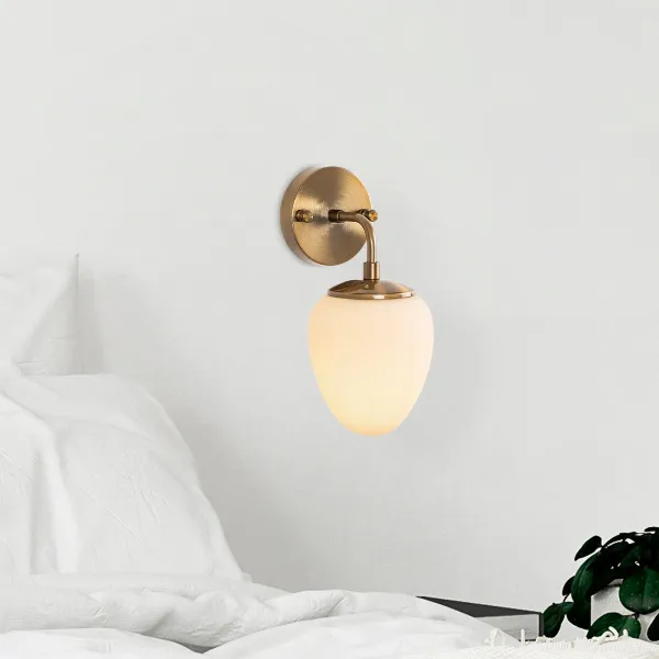 Opviq Nástenná lampa Nes I mosadz