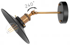 TooLight Nástenná lampa PORTO KINKIET BLACK