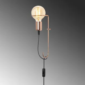 Opviq Nástenná lampa Pota medená