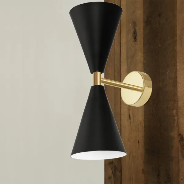 TooLight Nástenná lampa KINKIET STYLE II čierna/zlatá