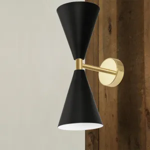 TooLight Nástenná lampa KINKIET STYLE II čierna/zlatá