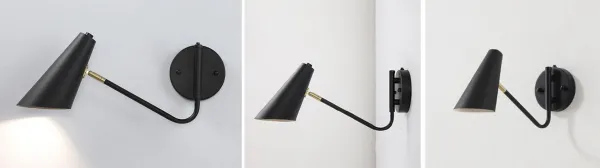 TooLight Nástenné svietidlo na stenu ŠTÝL III čierna