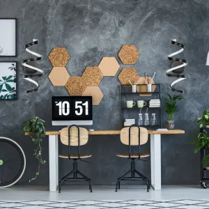 TooLight Nástenná lampa LED SPRING APP826-W matne čierna