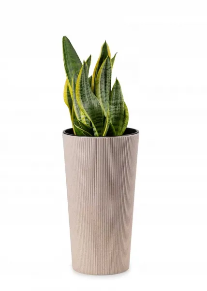 HowHomely Kvetináč URBANIKA ECO 46 cm béžový