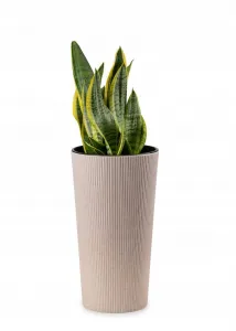 HowHomely Kvetináč URBANIKA ECO 46 cm béžový
