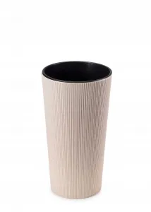 HowHomely Kvetináč URBANIKA ECO 46 cm béžový