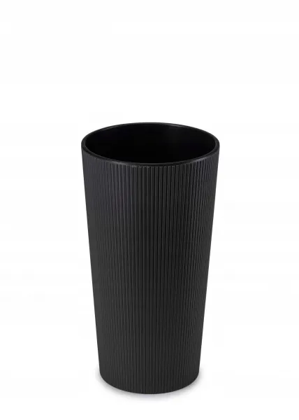 HowHomely Kvetináč URBANIKA ECO 46 cm čierny