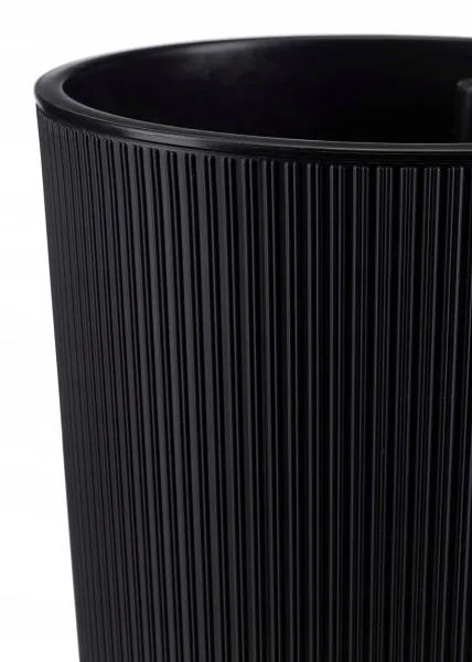 HowHomely Kvetináč URBANIKA ECO 46 cm čierny