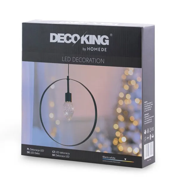 DecoKing LED osvetlenie DUARA čierne