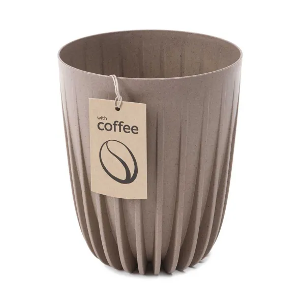 HowHomely Kvetináč STRIPPED ECO VI 25 cm latte