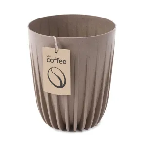 HowHomely Kvetináč STRIPPED ECO VI 25 cm latte