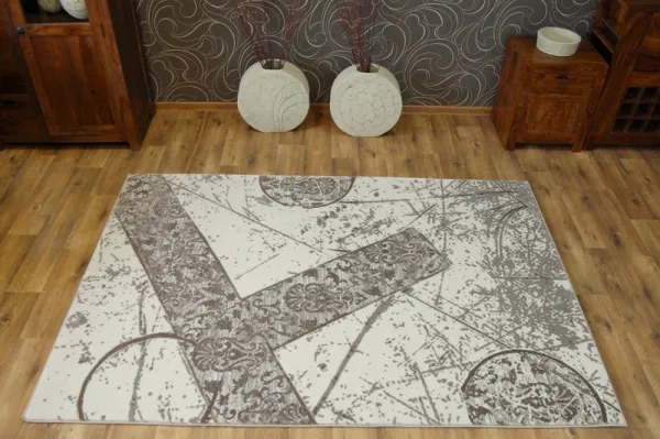 Dywany Lusczow Kusový koberec FLORYA Tezy béžový, veľkosť 80x150