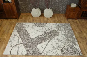 Dywany Lusczow Kusový koberec FLORYA Tezy béžový, veľkosť 80x150