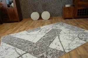 Dywany Lusczow Kusový koberec FLORYA Tezy béžový, veľkosť 80x150