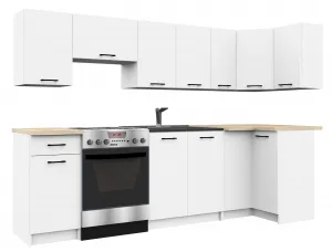 Ak furniture Kuchynská skrinka Olivia W 30 cm - biela závesná