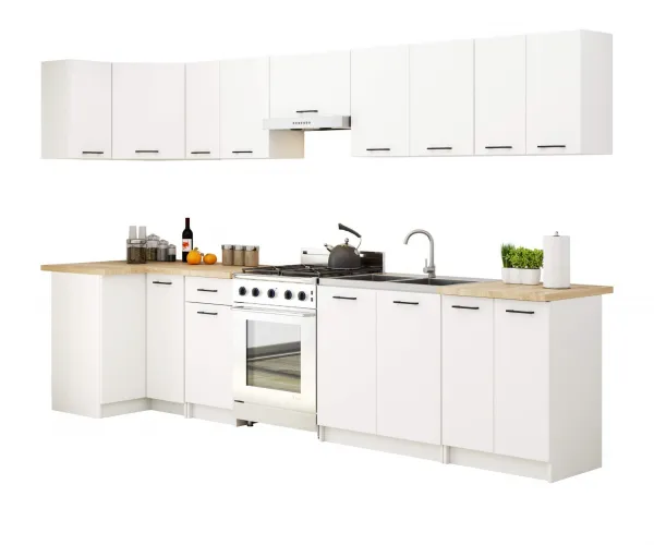 Ak furniture Kuchynská skrinka pod drez Olivia S 80 cm biela