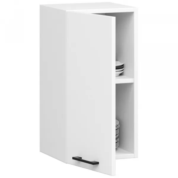 Ak furniture Kuchynská skrinka Olivia W 40 cm - biela závesná