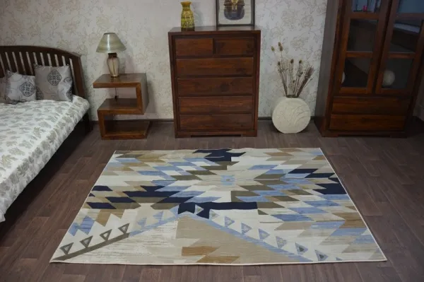 Dywany Lusczow Kusový koberec DROP JASMINE 758 svetlomodrý/dymový, veľkosť 160x220