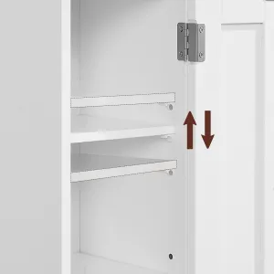 Kúpeľňová skrinka Houseland Teis biela