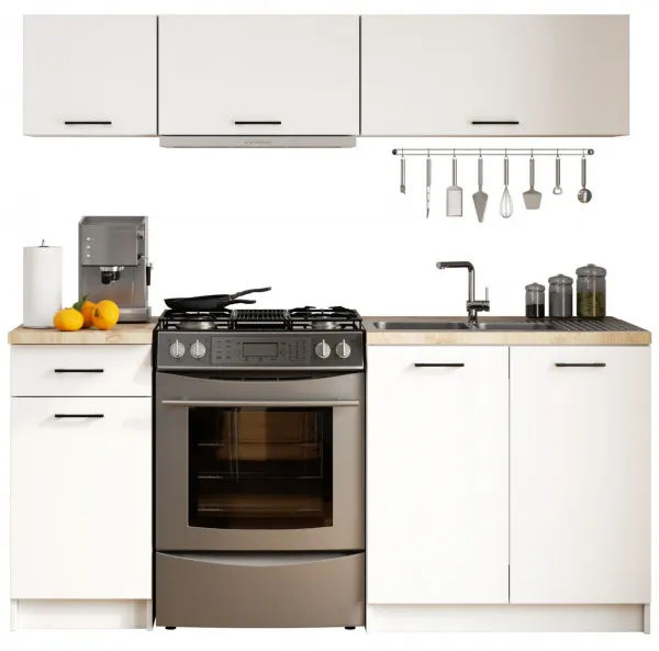 Ak furniture Kuchynská závesná skrinka Olivie W 40 cm biela