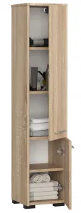 Ak furniture Kúpeľňová skrinka Fin I 30 cm dub sonoma