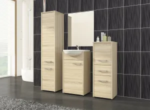 Ak furniture Kúpeľňová skrinka Fin I 30 cm dub sonoma