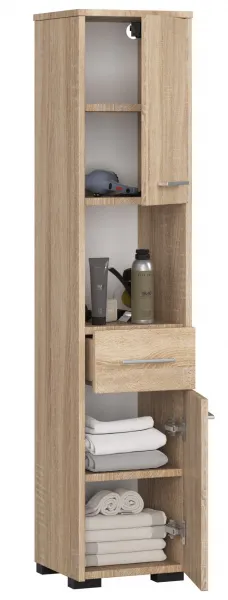 Ak furniture Kúpeľňová skrinka Fin II 30 cm dub sonoma